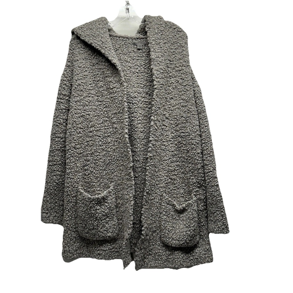 Barefoot Dreams BDWNV1114 Women's L/XL Grey Nylon Blend Open Cardigan (HU)